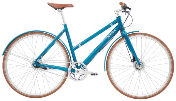Blå mbk cykel