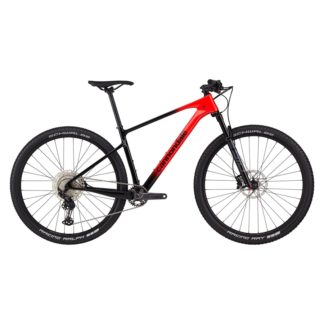 Rød/sort cannondale mountainbike