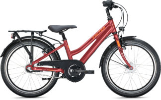 ATB cykel til børn i farven Rød med orange skrift