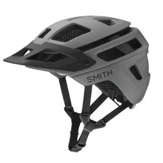 Cykelhjelm fra SMITH model Forefront 2 i farven cloudgrey - set fra siden
