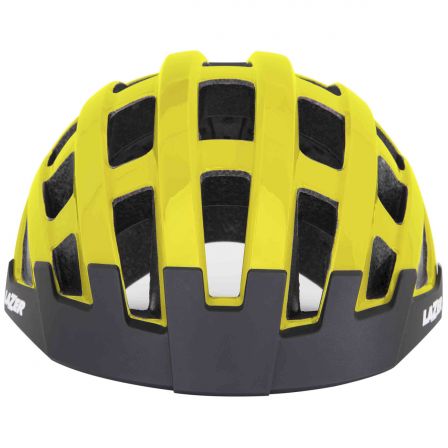 Cykel hjelm fra Lazer model Compact i farven Flash gul - set forfra