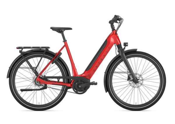 Elcykel fra Gazelle model Ultimate C8+ HMB i farven rød