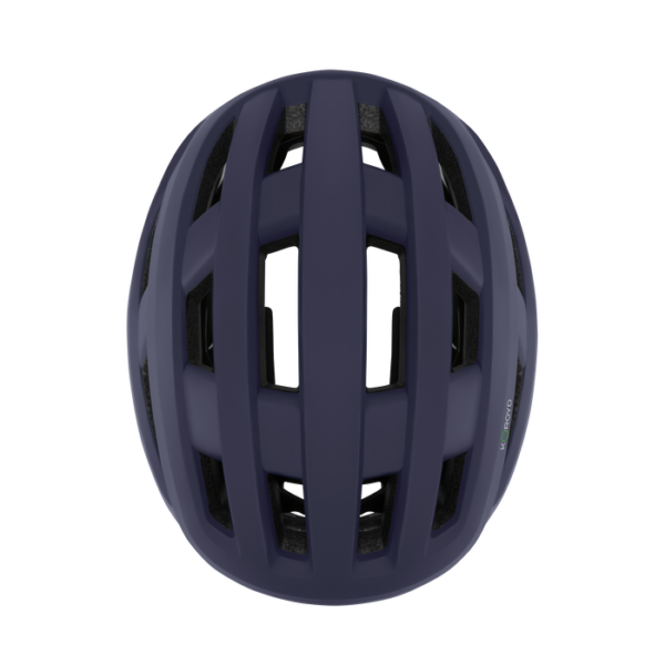 Cykelhjelm fra SMITH model Persist i farven navy - set oppefra
