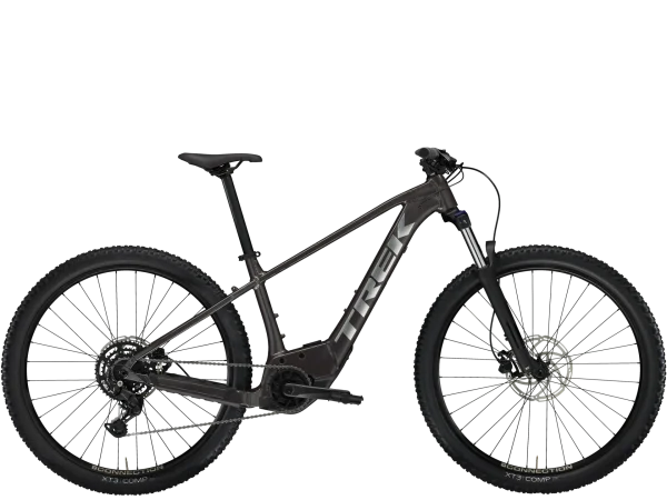 El MTB fra Trek model Marlin+ 6 i farven sort