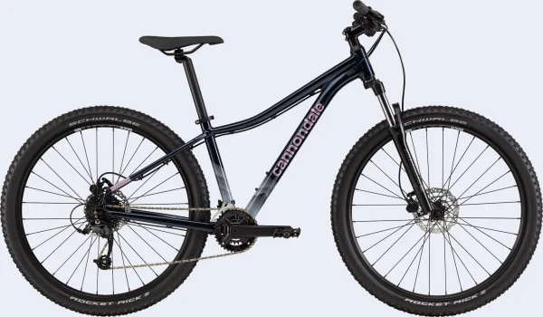 Dame MTB fra Cannondale model Trail 8 i farven midnight blue