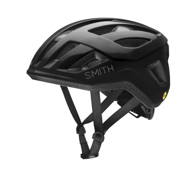 Cykelhjelm fra smith model signal MIPS i farve Sort - set fra siden